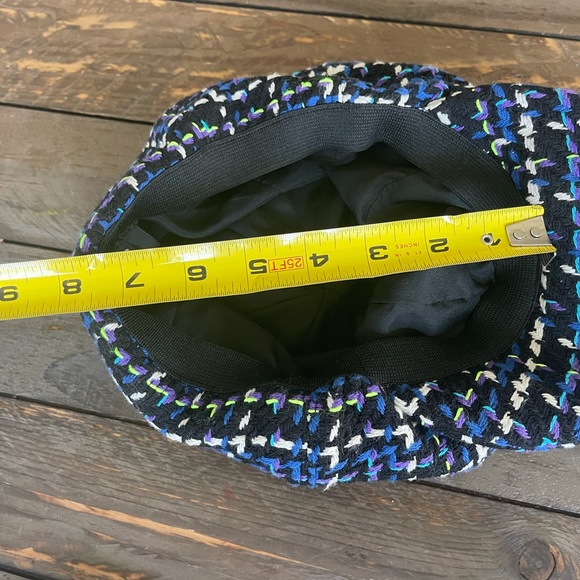 Anna Sui Neo Plaid Hat nwot S - Picture 7 of 8